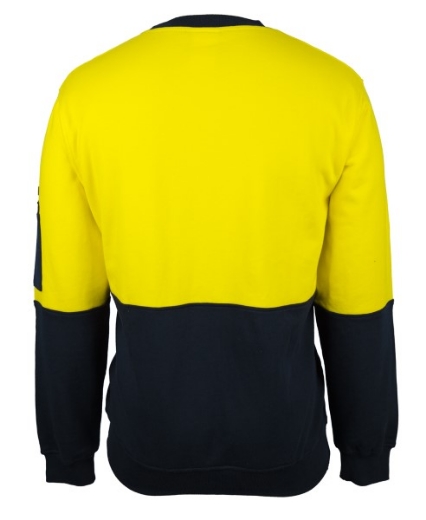 Picture of JB'S Hi Vis 310 Cotton Crew Neck Fleece