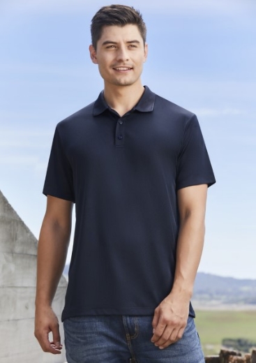 Picture of Biz Collection Mens Action Polo Shirt 100% Certified recycled PET polyester