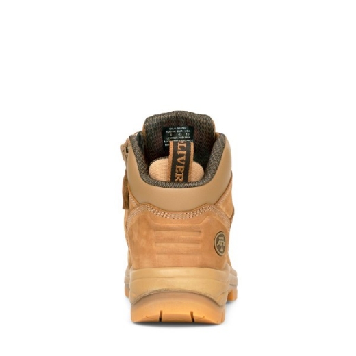 Picture of Oliver At's 130mm Lace up Zip Side Hiker Boot Stone