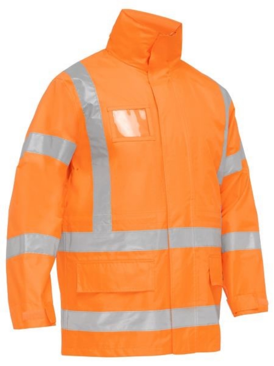 Picture of Bisley 4 in 1 Rain Jacket with X Pattern Rail Reflective