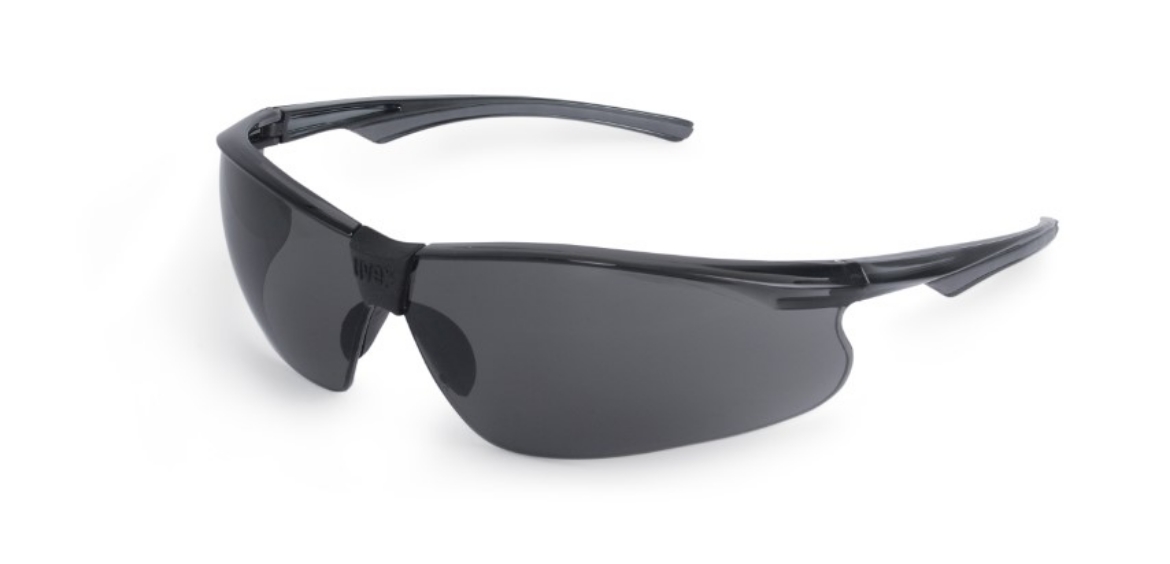 Picture of Uvex Predator Safety Glasses Grey Frame Grey Anti Fog Lens