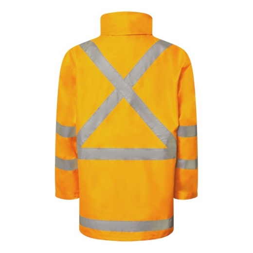 Picture of Work Craft NSW Rail Hi Vis Reflective 6-in-1 Jacket with X Pattern