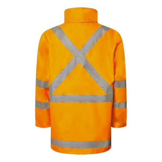 Picture of Work Craft NSW Rail Hi Vis Reflective 4-in-1 Jacket with X Pattern