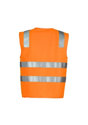 Picture of Syzmik Unisex Hi Vis Safety Vest with 2 Hoop Reflective Tape