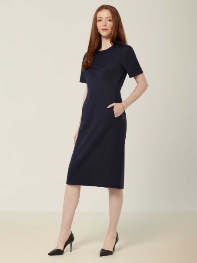 Picture of NNT Wool Blend Twill Short Sleeve Dress