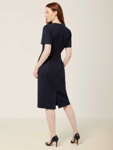 Picture of NNT Wool Blend Twill Short Sleeve Dress