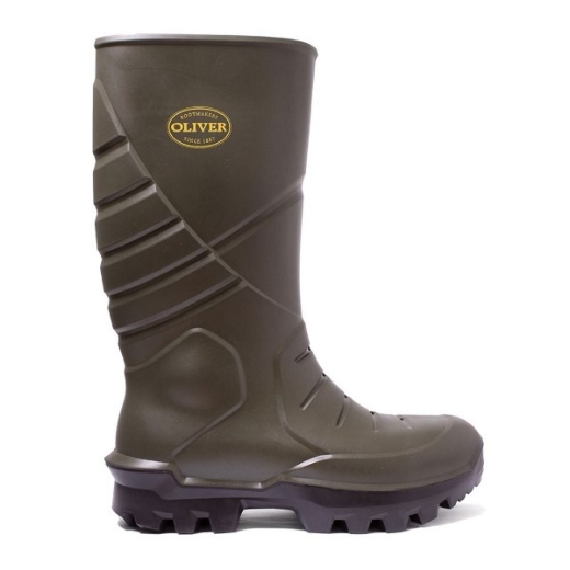 Picture of Oliver Green Safety PU Gumboots Metatarsal & Midsole Penetration Protection