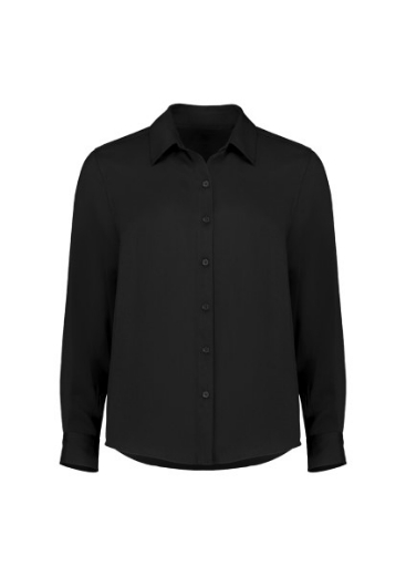 Picture of Biz Corporates Ladies Evelyn Long Sleeve Button Down Blouse