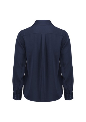 Picture of Biz Corporates Ladies Long Sleeve Button Down Blouse