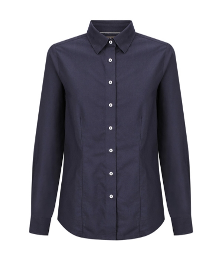 Picture of Gloweave Ladies Ashton Cotton Oxford Long Sleeve Shirt