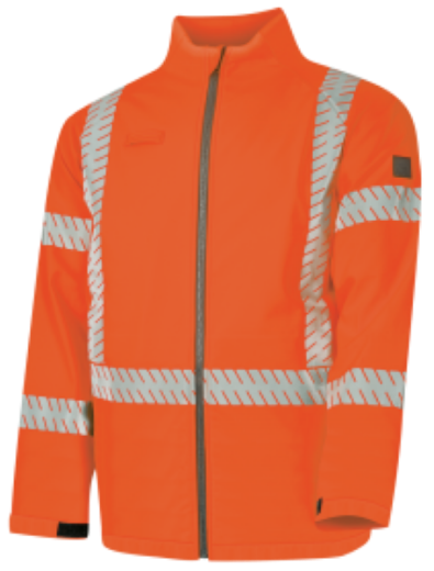 Picture of BOOL Hi-Vis FR & Anti-Static Softshell Jacket with Segmented FR Tape