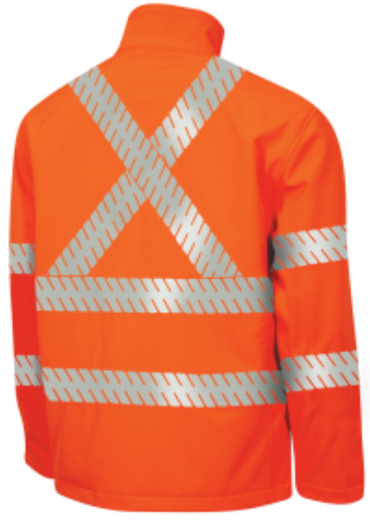 Picture of BOOL Hi-Vis FR & Anti-Static Softshell Jacket with Segmented FR Tape