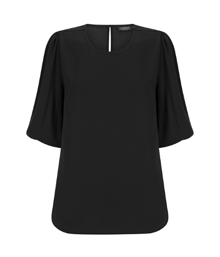 Picture of Gloweave Ladies Poppy Puff Sleeve Top