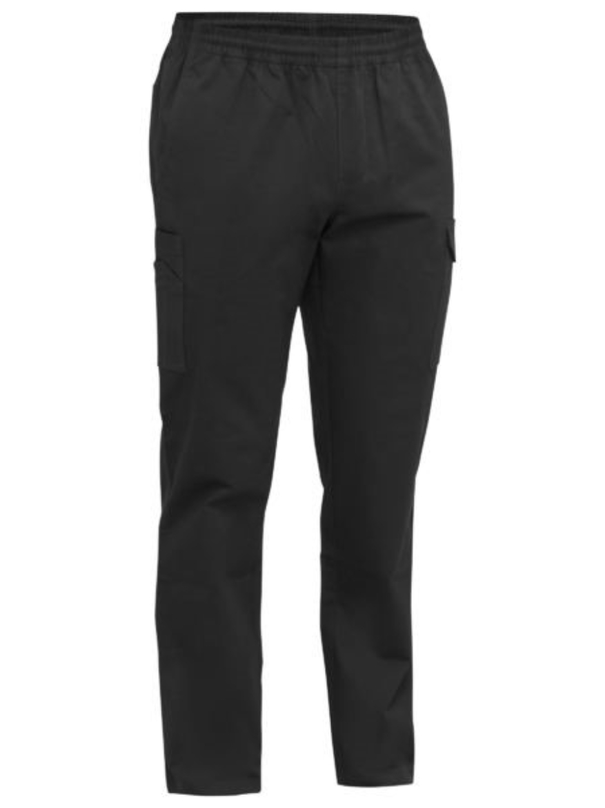 Picture of Bisley Stretch Cotton Drill Elastic Waist Cargo Work Pant
