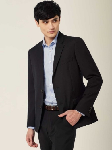 Picture of NNT Wool Blend Twill Tailored 2 Button Jacket