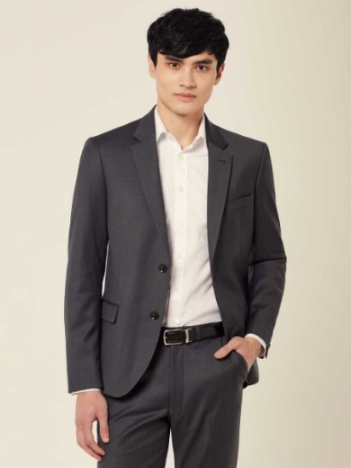 Picture of NNT Wool Blend Twill Tailored 2 Button Jacket