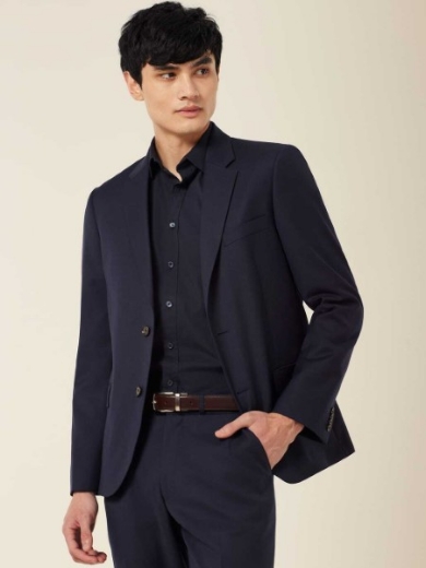 Picture of NNT Wool Blend Twill Tailored 2 Button Jacket