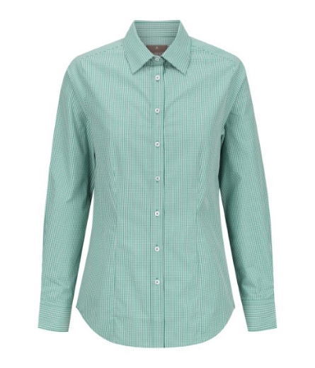Picture of Gloweave Ladies Westgarth Gingham Check Long Sleeve Shirt