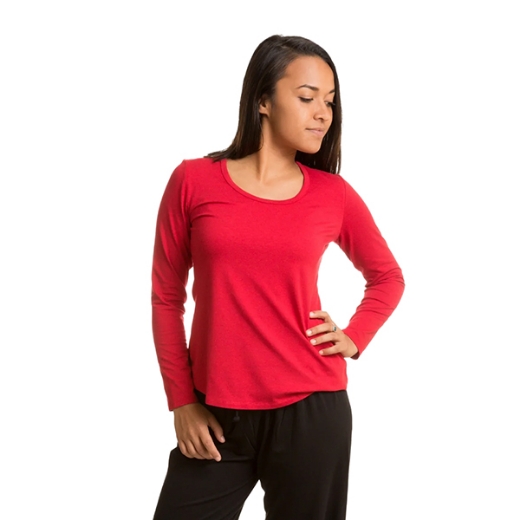 Picture of Bamboo Textiles Ladies Long Sleeve  Lottie TShirt