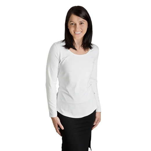 Picture of Bamboo Textiles Ladies Long Sleeve  Lottie TShirt