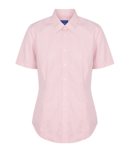 Picture of Gloweave Ladies Westgarth Gingham Check Short Sleeve Shirt