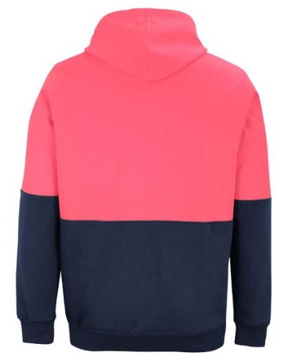 Picture of JB's Hi Vis Fleecy Pull Over Hoodie 80% Polyester 20% Cotton 2 Tone