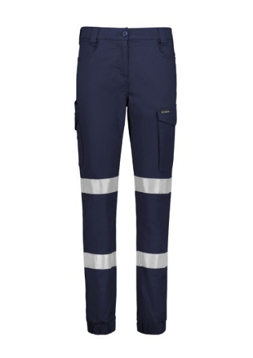 Picture of Syzmik Workwear Ladies Essential Stretch Taped Cargo Pant- Cuffed