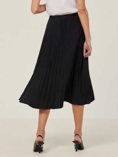 Picture of NNT Ladies Soft Georgette Pleated Midi Skirt