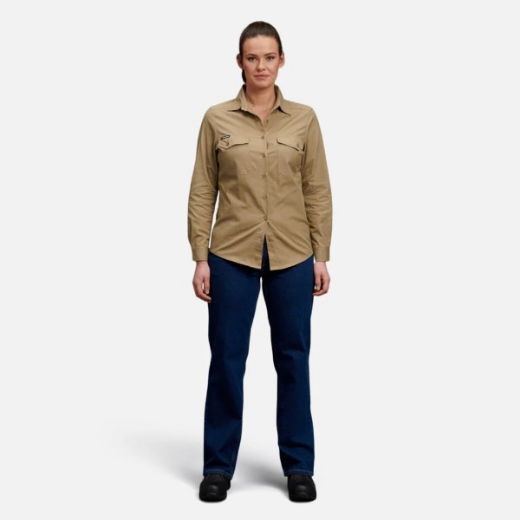 Picture of King Gee Ladies Workcool 2 Long Sleeve Shirt