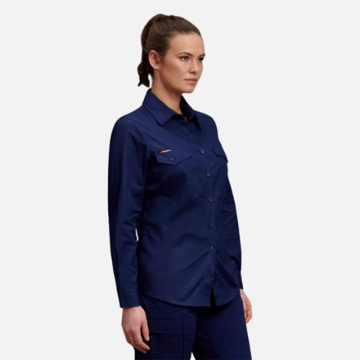 Picture of King Gee Ladies Workcool 2 Long Sleeve Shirt