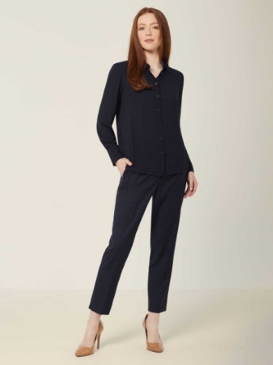 Picture of NNT Wool Blend Twill Secret Waist Slim Leg Pant