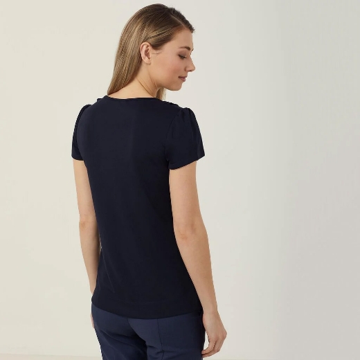 Picture of NNT Ladies Ruffle Neck T-Top
