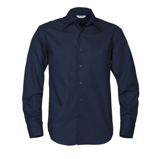 Picture of Biz Collection Mens Metro Shirt Long Sleeve 65% Polyester 35% Cotton Poplin