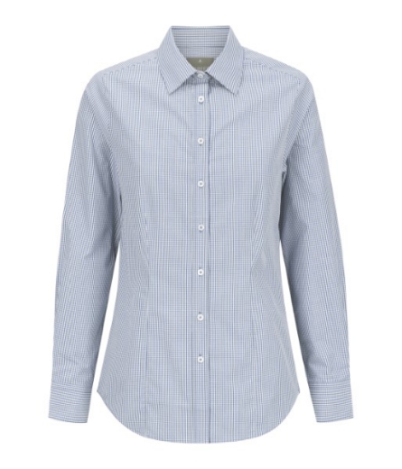 Picture of Gloweave Ladies Westgarth Gingham Check Long Sleeve Shirt