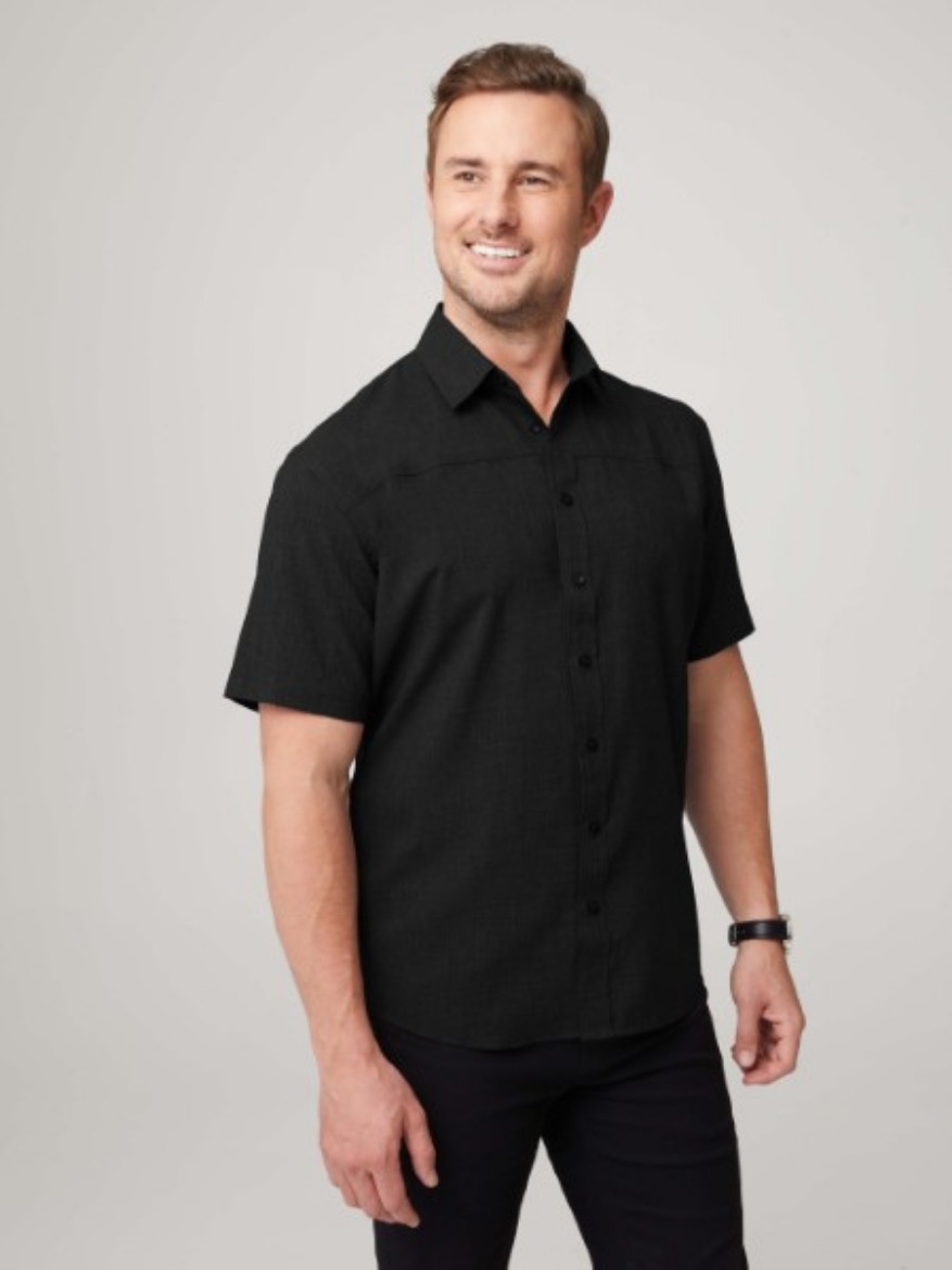 Picture of City Collection Mens Ezylin Shirt Short Sleeve