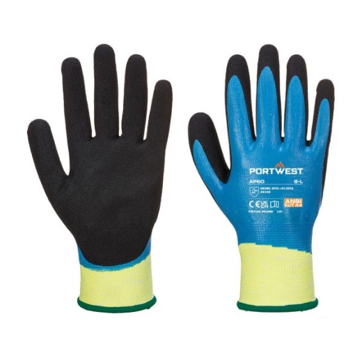 Picture of Portwest Aqua Cut Pro Glove Blue/Black