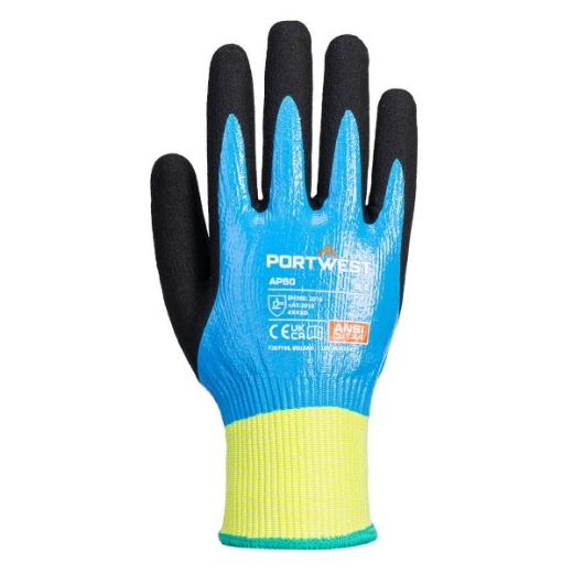Picture of Portwest Aqua Cut Pro Glove Blue/Black