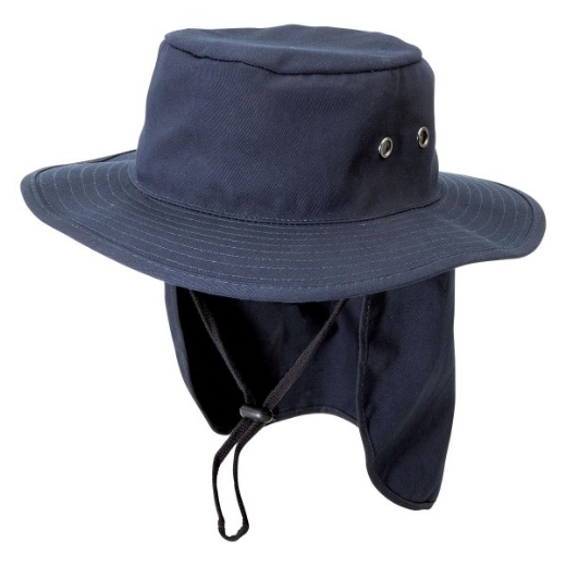 Picture of Legend Sunmaster Wide brim Cotton Drill Hat with Flap