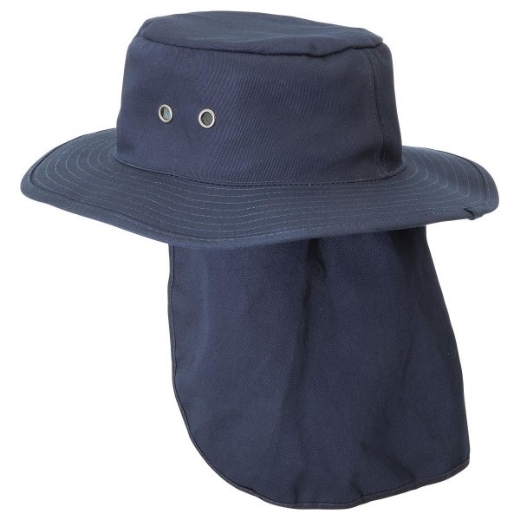 Picture of Legend Sunmaster Wide brim Cotton Drill Hat with Flap