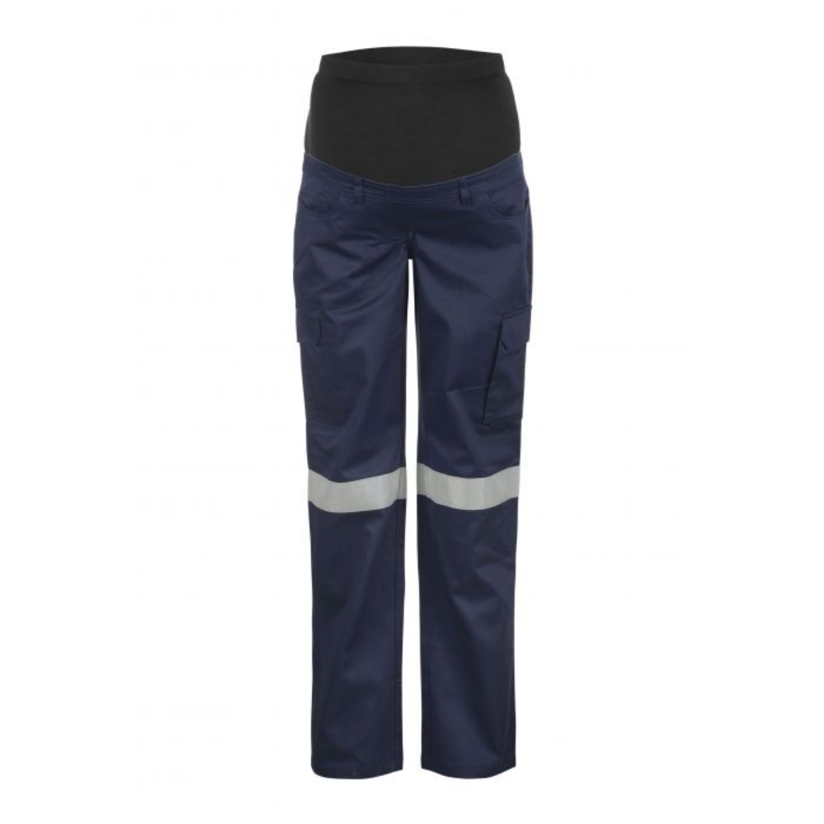 Picture of Work Craft Maternity Ladies Maternity Cargo Pant with Reflective Tape