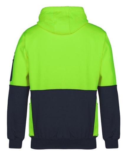 Picture of JB's Hi Vis Fleecy Pull Over Hoodie 80% Polyester 20% Cotton 2 Tone