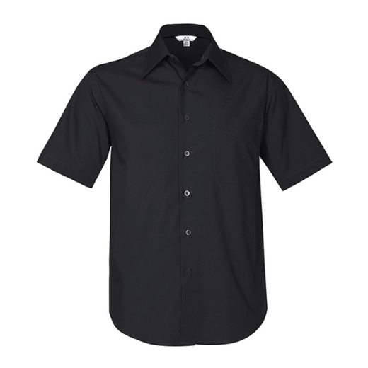 Picture of Biz Collection Mens Metro Shirt Short Sleeve 65% Cotton 35% Polyester Poplin