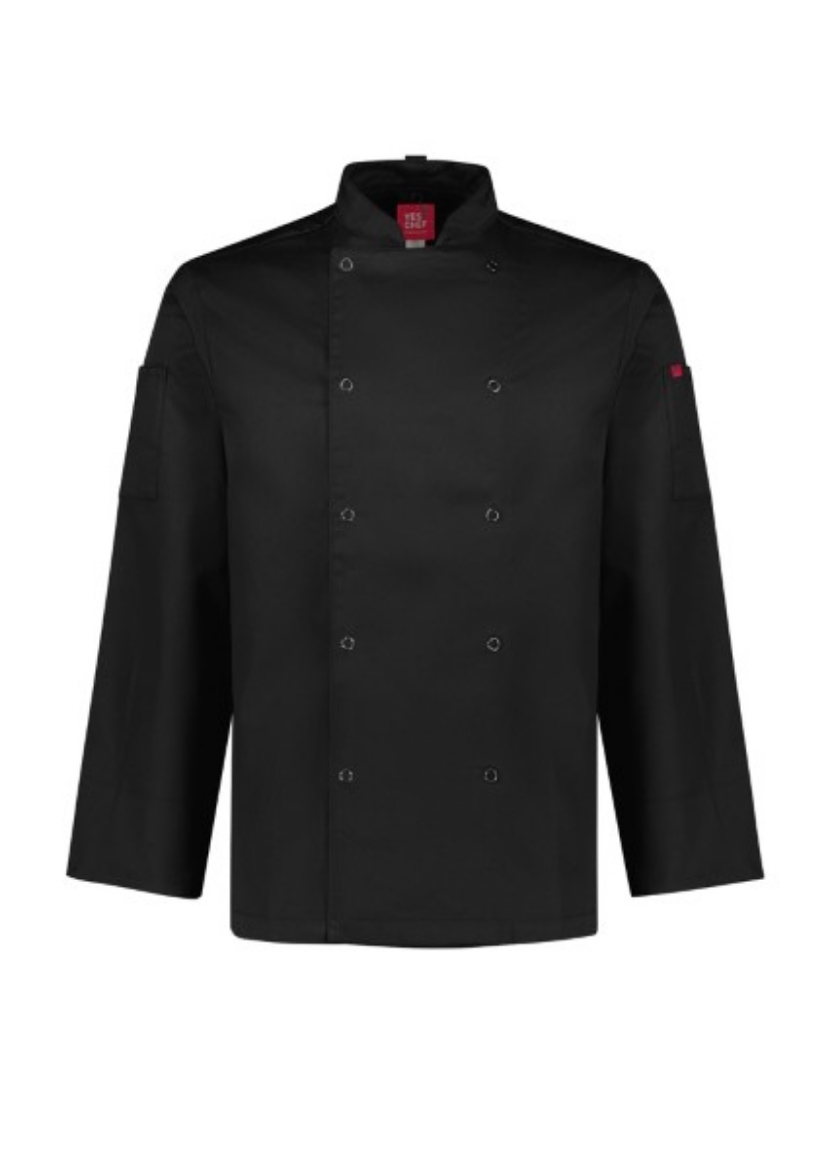 Picture of Biz Collection Mens Zest Long Sleeve Chef Jacket