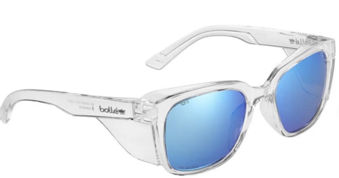 Picture of BOLLE STKS 410 Cobalt Mirror Polarized PC Lens - AS - Crystal PC Temples/Frame