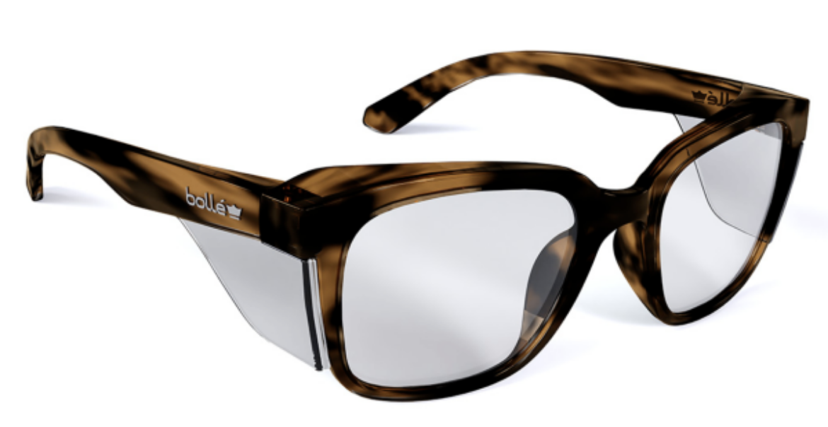 Picture of BOLLE STKS 410 - Clear PC Lens - PLATINUM (ASAF) - Brown tortoise PC Temples/Frame