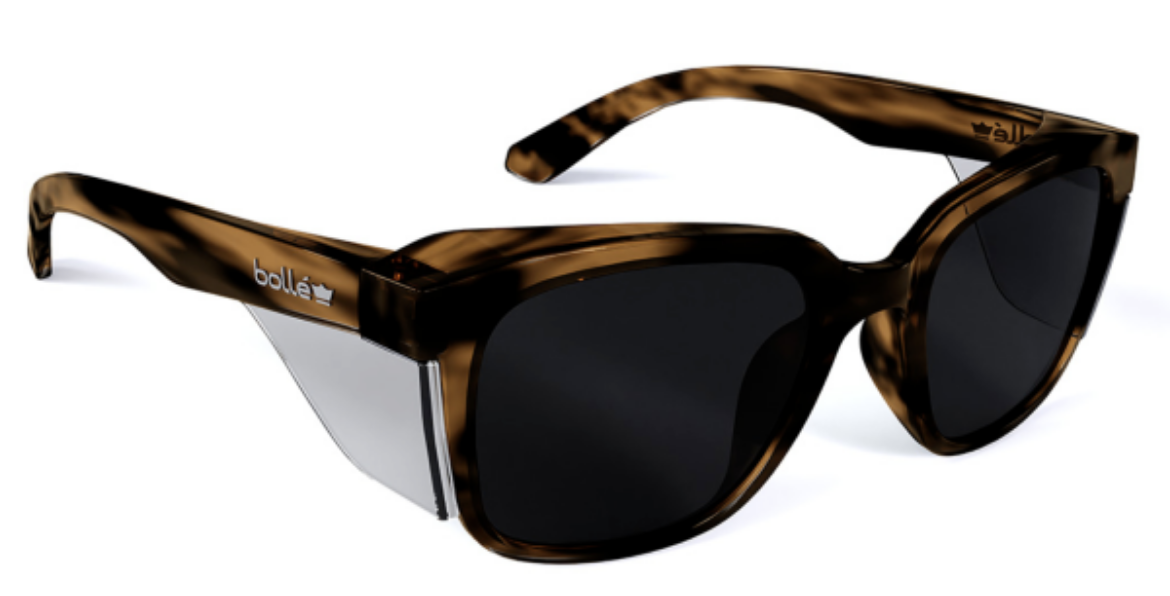 Picture of BOLLE STKS 410 - Smoke PC Lens - PLATINUM (ASAF) - Brown tortoise PC Temples/Frame