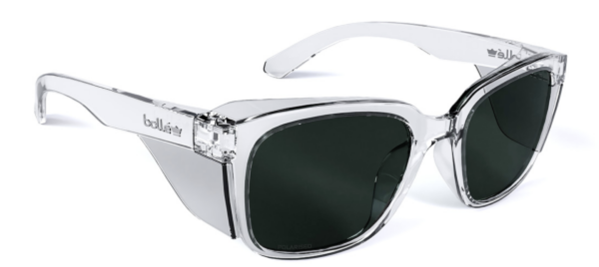 Picture of BOLLE STKS 410 - Smoke Polarized PC Lens - AS - Crystal PC Temples/Frame