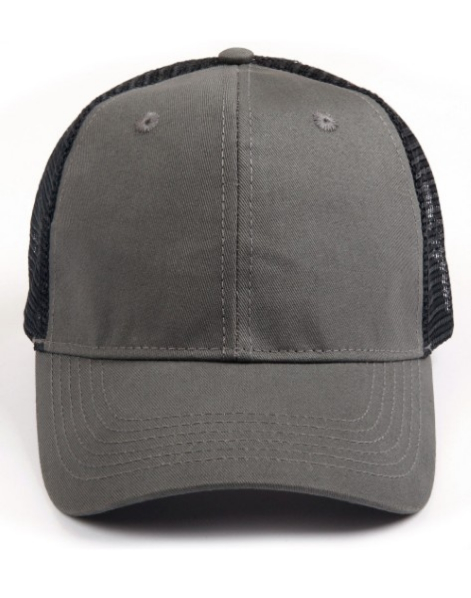 Picture of Winning Spirit Cotton Trucker Cap with Nylon Mesh Back