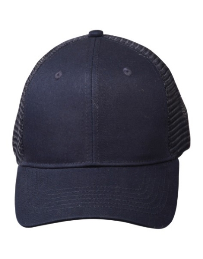 Picture of Winning Spirit Cotton Trucker Cap with Nylon Mesh Back
