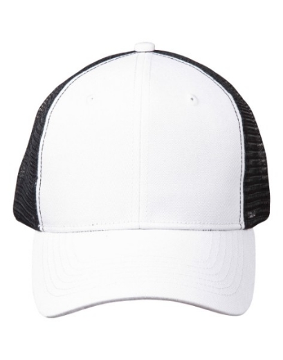 Picture of Winning Spirit Cotton Trucker Cap with Nylon Mesh Back